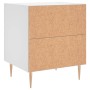 Mesita de noche madera de ingeniería blanco 40x35x47,5 cm by , Nightstands - Ref: Foro24-827276, Price: 66,78 €, Discount: %