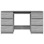 Escritorio de madera contrachapada gris Sonoma 140x50x77 cm de , Escritorios - Ref: Foro24-815439, Precio: 185,64 €, Descuent...