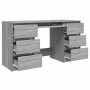 Escritorio de madera contrachapada gris Sonoma 140x50x77 cm de , Escritorios - Ref: Foro24-815439, Precio: 185,64 €, Descuent...
