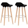Taburetes de cocina 2 unidades negro de , Taburetes de cocina - Ref: Foro24-289365, Precio: 111,47 €, Descuento: %