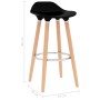 Taburetes de cocina 2 unidades negro de , Taburetes de cocina - Ref: Foro24-289365, Precio: 111,47 €, Descuento: %