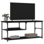Mueble de TV madera contrachapada y acero negro 103x38x46,5 cm von , TV-Möbel - Ref: Foro24-831823, Preis: 56,62 €, Rabatt: %