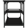 Mueble de TV madera contrachapada y acero negro 103x38x46,5 cm von , TV-Möbel - Ref: Foro24-831823, Preis: 56,62 €, Rabatt: %