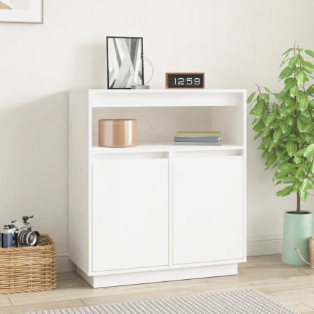 Aparador de madera maciza de pino blanco 70x34x80 cm von , Sideboards - Ref: Foro24-814385, Preis: 89,18 €, Rabatt: %
