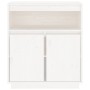Aparador de madera maciza de pino blanco 70x34x80 cm von , Sideboards - Ref: Foro24-814385, Preis: 89,18 €, Rabatt: %