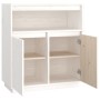 Aparador de madera maciza de pino blanco 70x34x80 cm von , Sideboards - Ref: Foro24-814385, Preis: 89,18 €, Rabatt: %