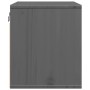 Armario de pared de madera maciza de pino gris 45x30x35 cm de , Estantes y estanterías - Ref: Foro24-813439, Precio: 38,10 €,...