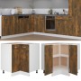 Armario cocina “Lyon” madera ingeniería roble ahumado by , Kitchen cabinets - Ref: Foro24-815582, Price: 95,78 €, Discount: %