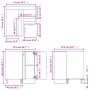 Armario cocina “Lyon” madera ingeniería roble ahumado by , Kitchen cabinets - Ref: Foro24-815582, Price: 95,78 €, Discount: %