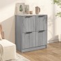 Aparador de madera contrachapada gris Sonoma 60x30x70 cm de , Aparadores - Ref: Foro24-816995, Precio: 64,67 €, Descuento: %