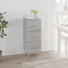 Aparador madera de ingeniería gris Sonoma 34,5x34x90 cm de , Aparadores - Ref: Foro24-817409, Precio: 62,50 €, Descuento: %