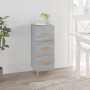Aparador madera de ingeniería gris Sonoma 34,5x34x90 cm de , Aparadores - Ref: Foro24-817409, Precio: 62,50 €, Descuento: %