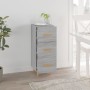 Aparador madera de ingeniería gris Sonoma 34,5x34x90 cm de , Aparadores - Ref: Foro24-817409, Precio: 62,50 €, Descuento: %