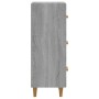 Aparador madera de ingeniería gris Sonoma 34,5x34x90 cm de , Aparadores - Ref: Foro24-817409, Precio: 62,50 €, Descuento: %