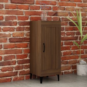 Aparador madera de ingeniería marrón roble 34,5x34x90 cm de , Aparadores - Ref: Foro24-817437, Precio: 53,11 €, Descuento: %