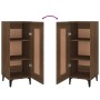 Aparador madera de ingeniería marrón roble 34,5x34x90 cm von , Sideboards - Ref: Foro24-817437, Preis: 53,11 €, Rabatt: %