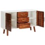 Aparador de madera maciza de acacia y MDF 110x35x70 cm von , Sideboards - Ref: Foro24-327458, Preis: 142,57 €, Rabatt: %