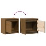 Mesita de noche madera maciza de mango marrón miel 40x30,5x40cm von , Nachttische - Ref: Foro24-808119, Preis: 33,73 €, Rabat...