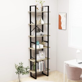 Estantería de madera contrachapada roble Sonoma 60x30x210 cm von , Bücherregale und Regale - Ref: Foro24-806520, Preis: 98,97...
