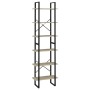 Estantería de madera contrachapada roble Sonoma 60x30x210 cm de , Librerías y estanterías - Ref: Foro24-806520, Precio: 100,16 €
