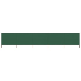 Paravientos de playa de 5 paneles tela verde 600x160cm von , Sonnenschirme - Ref: Foro24-47167, Preis: 83,28 €, Rabatt: %