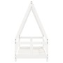 Estructura de cama para niños madera de pino blanco 70x140 cm by , Cribs and beds for children - Ref: Foro24-834457, Price: 1...