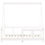 Estructura de cama para niños madera de pino blanco 70x140 cm by , Cribs and beds for children - Ref: Foro24-834457, Price: 1...
