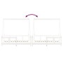 Estructura de cama para niños madera de pino blanco 70x140 cm by , Cribs and beds for children - Ref: Foro24-834457, Price: 1...