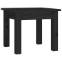 Mesa de centro de madera maciza de pino negro 35x35x30 cm by , Coffee table - Ref: Foro24-814223, Price: 36,12 €, Discount: %