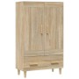 Aparador madera contrachapada color roble Sonoma 70x31x115 cm von , Sideboards - Ref: Foro24-812567, Preis: 91,36 €, Rabatt: %