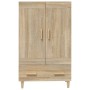 Aparador madera contrachapada color roble Sonoma 70x31x115 cm von , Sideboards - Ref: Foro24-812567, Preis: 91,36 €, Rabatt: %