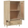 Aparador madera contrachapada color roble Sonoma 70x31x115 cm von , Sideboards - Ref: Foro24-812567, Preis: 91,36 €, Rabatt: %