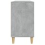 Armario de lavabo madera contrachapada gris hormigón 80x33x60cm de , Tocadores de baño - Ref: Foro24-821288, Precio: 79,68 €