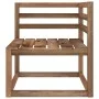 Garden pallet corner sofas 2 units brown impregnated pine by vidaXL, Modular outdoor sofas - Ref: Foro24-316192, Price: 65,51...