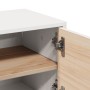 Armarios de pared 2 uds madera maciza pino blanco 31,5x30x30 cm by , Shelves and shelves - Ref: Foro24-818358, Price: 66,50 €...