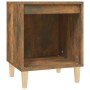 Mesita de noche roble ahumado 40x35x50 cm de , Mesitas de noche - Ref: Foro24-821868, Precio: 36,07 €, Descuento: %