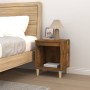 Mesita de noche roble ahumado 40x35x50 cm de , Mesitas de noche - Ref: Foro24-821868, Precio: 36,07 €, Descuento: %