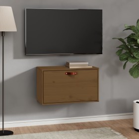 Armario de pared madera maciza de pino marrón miel 60x30x35 cm von , Regale und Regale - Ref: Foro24-818353, Preis: 56,69 €, ...