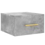 Mesitas de noche de pared 2 uds color gris hormigón 35x35x20 cm von , Schließfächer und Lagerschränke - Ref: Foro24-829797, P...