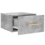 Mesitas de noche de pared 2 uds color gris hormigón 35x35x20 cm von , Schließfächer und Lagerschränke - Ref: Foro24-829797, P...