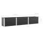 Arriate de WPC gris 300x50x54 cm von , Töpfe und Pflanzgefäße - Ref: Foro24-318099, Preis: 322,78 €, Rabatt: %