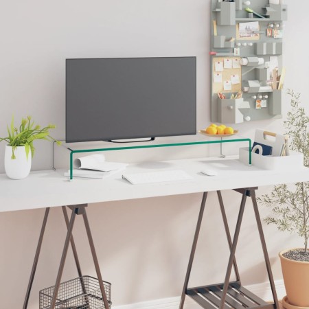 Soporte para TV/Elevador monitor cristal claro 90x30x13 cm von , TV-Möbel - Ref: Foro24-244130, Preis: 99,33 €, Rabatt: %