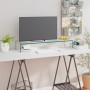 Soporte para TV/Elevador monitor cristal claro 90x30x13 cm von , TV-Möbel - Ref: Foro24-244130, Preis: 99,33 €, Rabatt: %