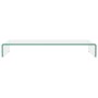 Soporte para TV/Elevador monitor cristal claro 90x30x13 cm von , TV-Möbel - Ref: Foro24-244130, Preis: 99,33 €, Rabatt: %