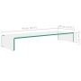 Soporte para TV/Elevador monitor cristal claro 90x30x13 cm von , TV-Möbel - Ref: Foro24-244130, Preis: 99,33 €, Rabatt: %