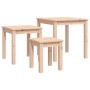 Mesas apilables 3 unidades madera maciza de pino by , Side tables - Ref: Foro24-824973, Price: 77,54 €, Discount: %