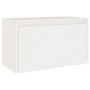 Armario de pared madera maciza de pino blanco 60x30x35 cm de , Estantes y estanterías - Ref: Foro24-813447, Precio: 57,10 €, ...