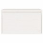 Armario de pared madera maciza de pino blanco 60x30x35 cm de , Estantes y estanterías - Ref: Foro24-813447, Precio: 57,10 €, ...