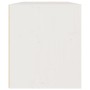 Armario de pared madera maciza de pino blanco 60x30x35 cm de , Estantes y estanterías - Ref: Foro24-813447, Precio: 57,10 €, ...