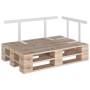 Respaldo para sofá de palets 110 cm hierro blanco von , Gartenmöbelzubehör - Ref: Foro24-315792, Preis: 50,03 €, Rabatt: %